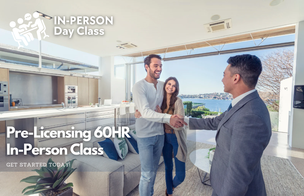 Live Pre-Licensing Real Estate Fundamentals 60-Hour
