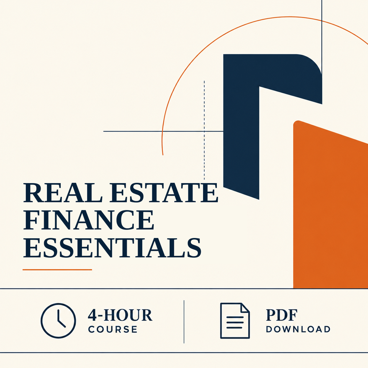 4 HR- Real Estate Finance Essentials