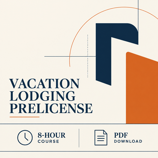 8 HR Pre-License - TN Vacation Lodging Service PDF