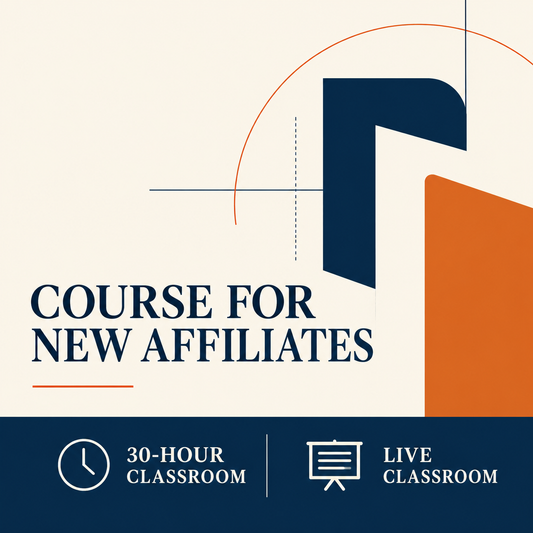 LIVE 30-hr Course for New Affiliates