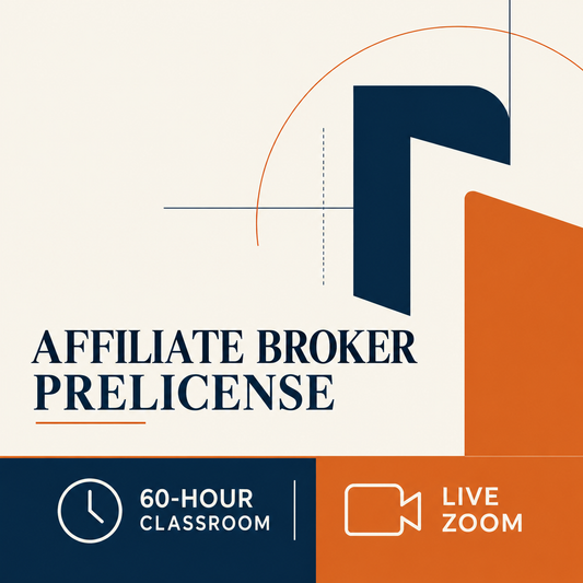 LIVE Zoom® Night Class: 60-hr Pre-Licensing Real Estate Fundamentals