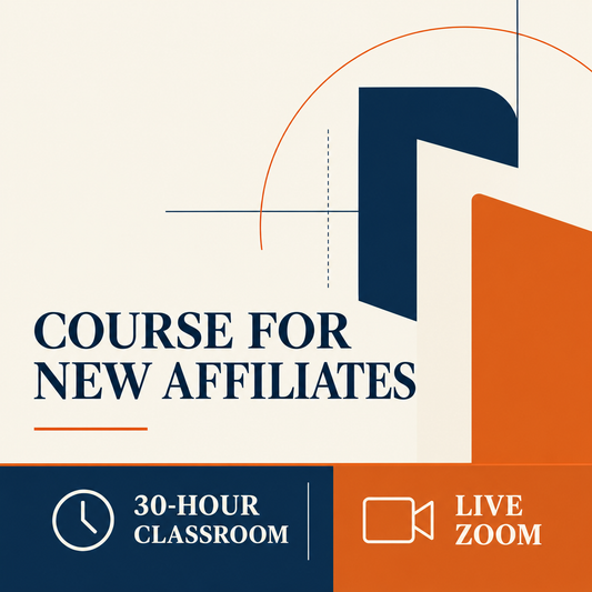 LIVE ZOOM® Night Class: 30-hr Course for New Affiliates