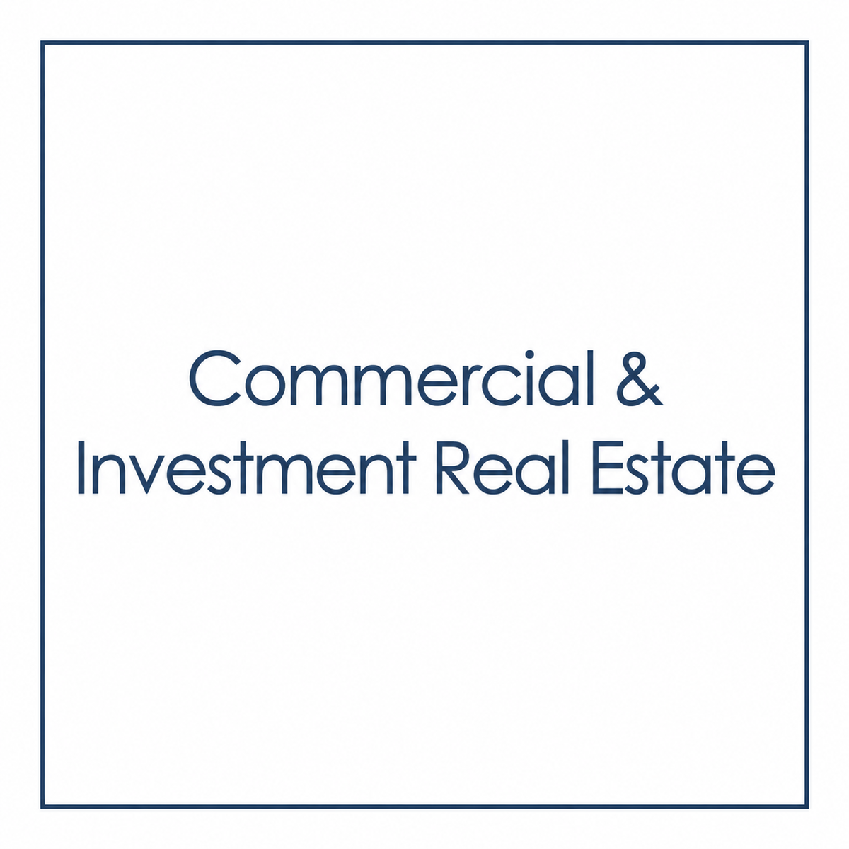 8 Hours · Commercial & Investment Real Estate